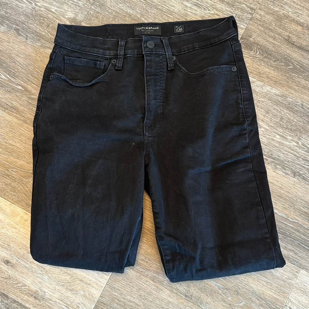 lucky brand high rise skinny jeans